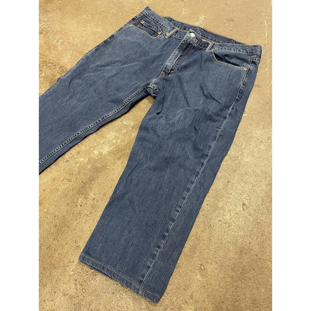 Levis 511 Jeans Mens‎ 38x30 Blue Denim Slim Fit Straight Leg Zip Fly Mid Rise